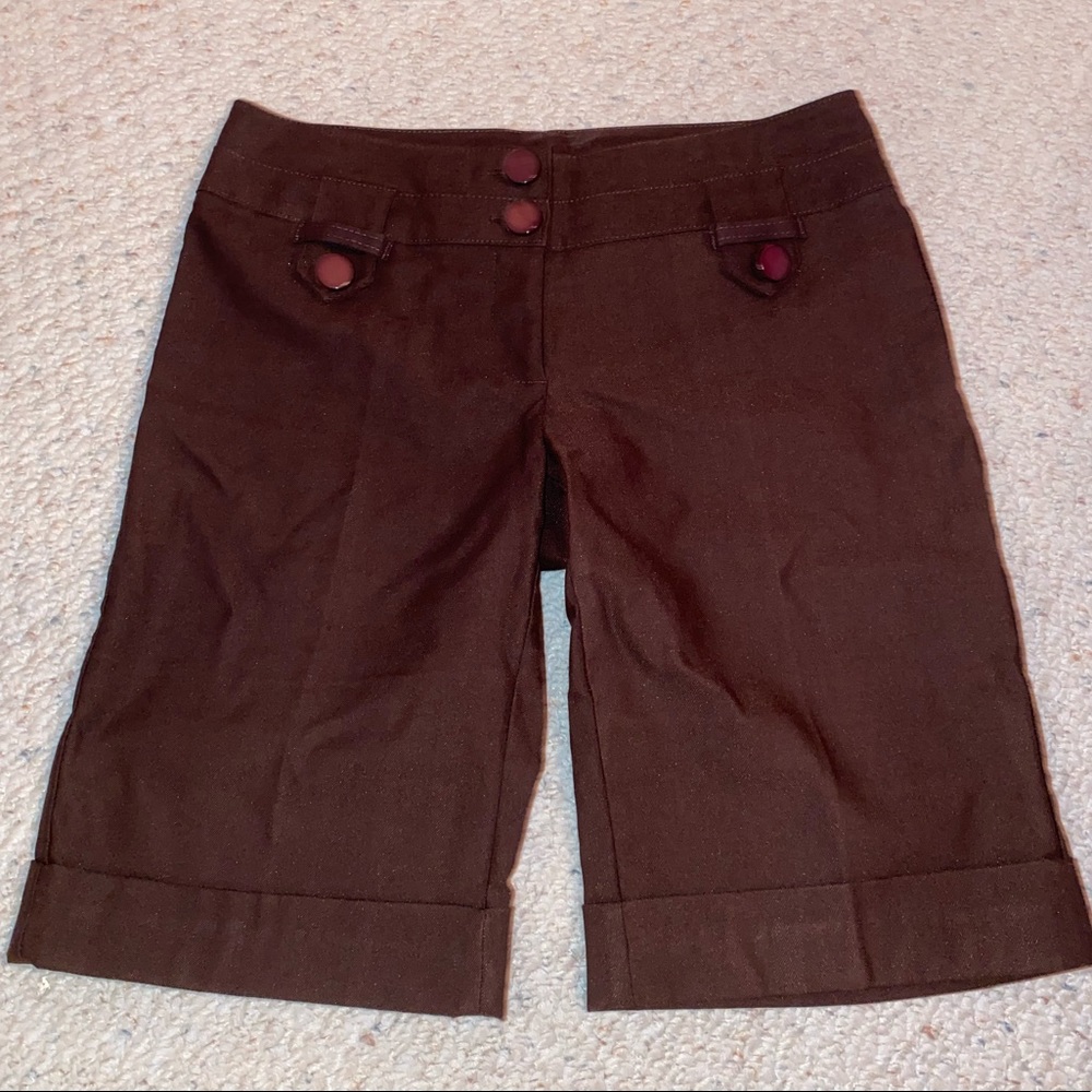 Brown Dress Shorts